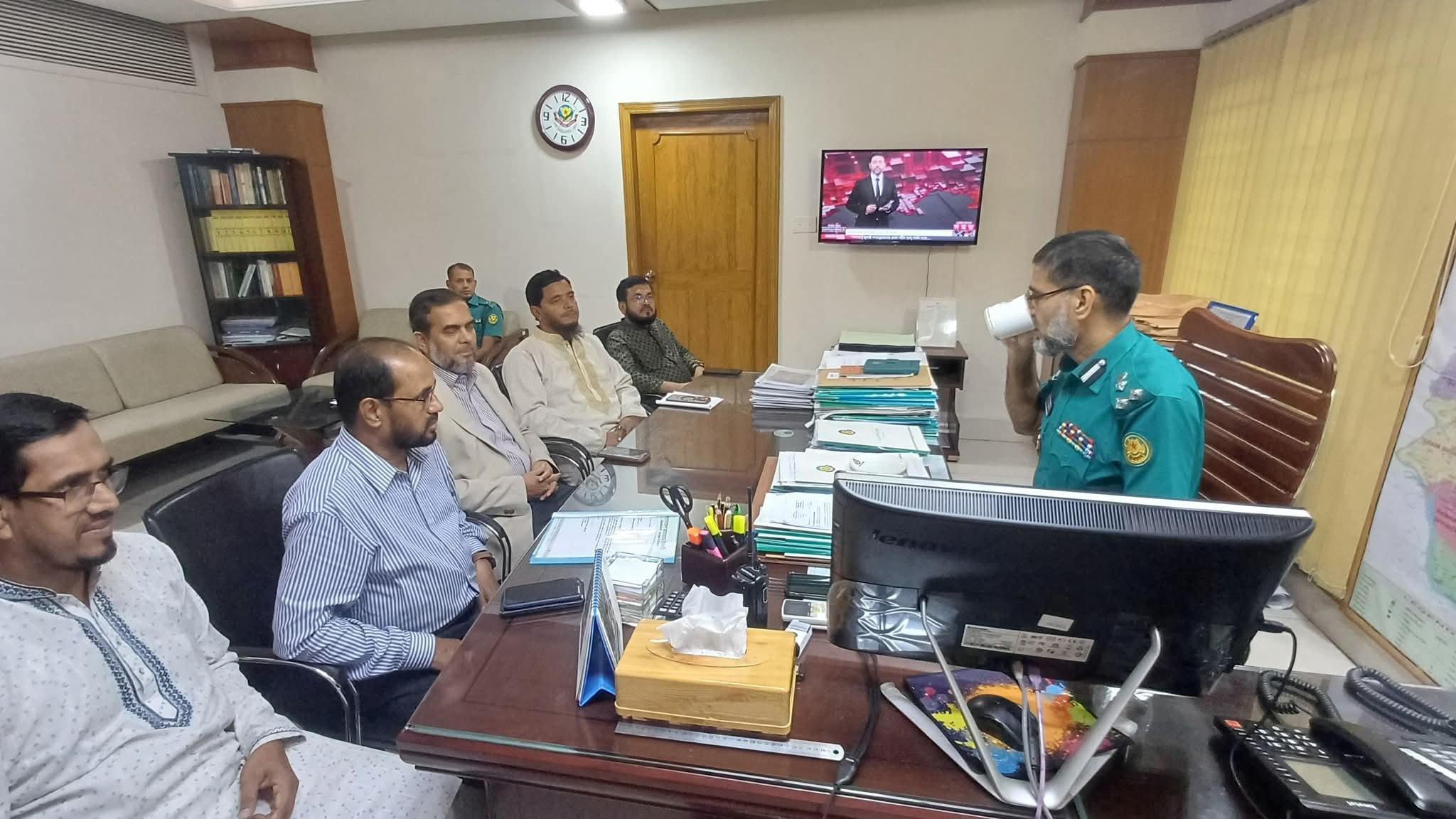 ১৯ জুলাই জাতীয় সমাবেশ বাস্তবায়নে সহযোগিতা চেয়ে জামায়াতের প্রতিনিধি দলের ডিএমপির সঙ্গে বৈঠক