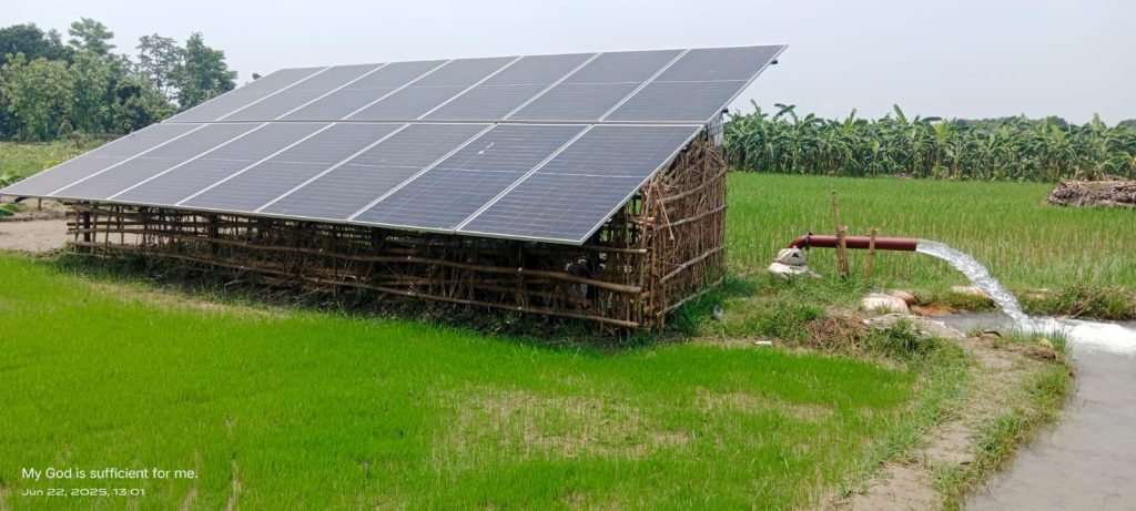 দিন দিন জনপ্রিয় হচ্ছে সোলার চালিত সেচ পাম্প